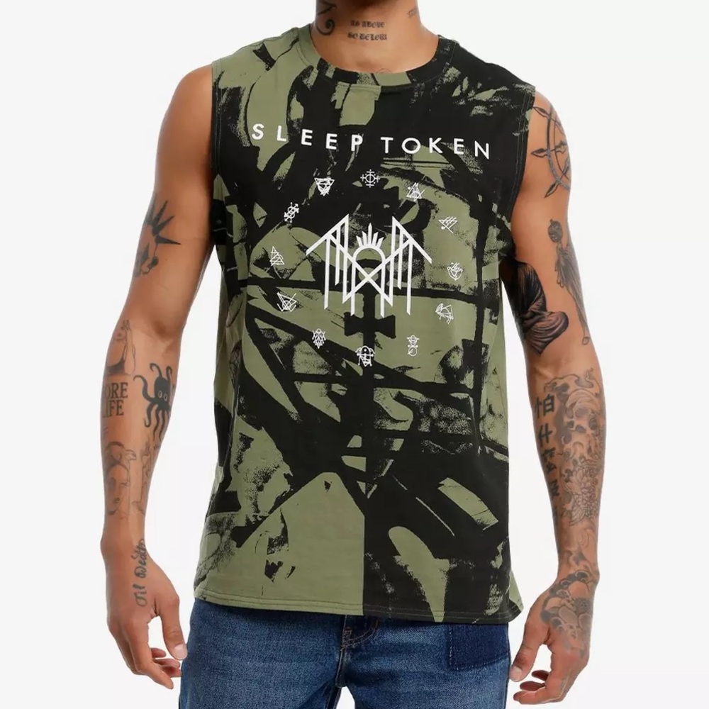 Sleep Token Rune Circle Muscle Tank Top Hot Topic‎